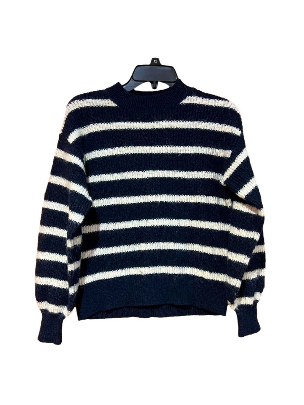 H&M Women's Striped Wool Blend Knit Sweater Extra Small
